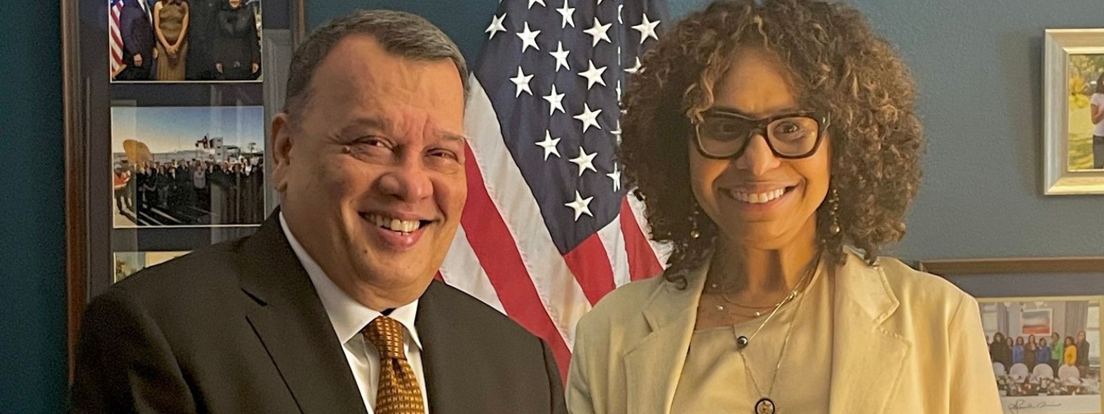 SL Developments Discussed with Kamlager-Dove